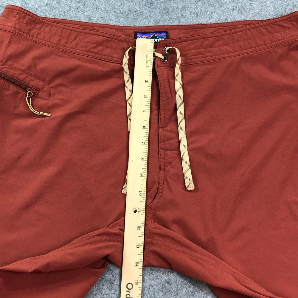 Patagonia Mens Board Shorts 38 Stretch Planing 10in Inseam Burnt Orange